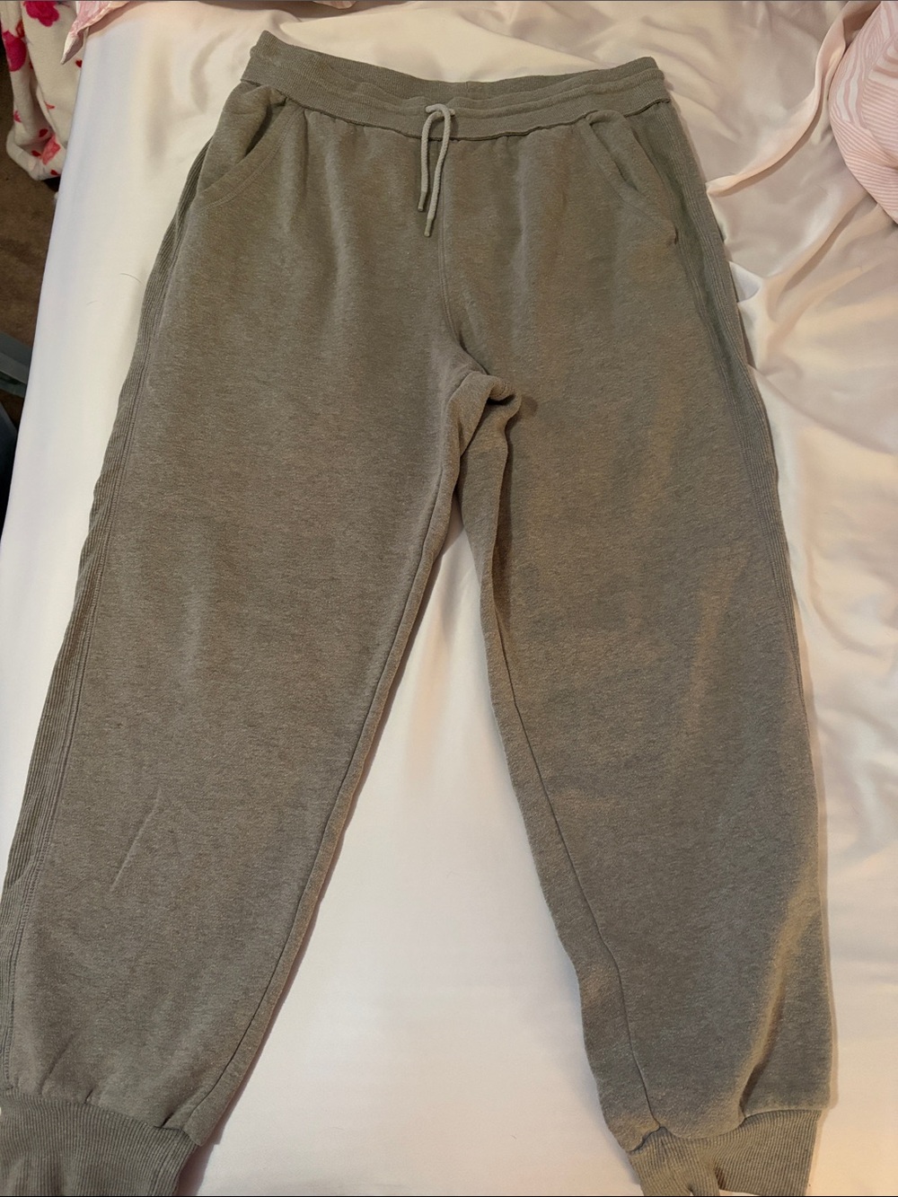 Cozy Grey Drawstring Sweats